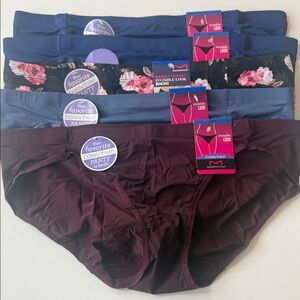 Maidenform Barely There Invisible Look Bikini Panties 5 Pairs Size XL / 8